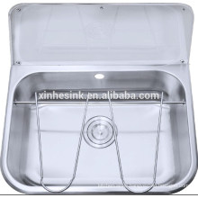 Stainless Steel Bucket Sink Mop Sink, Commercial Cleaner Sink for Public Sanitation